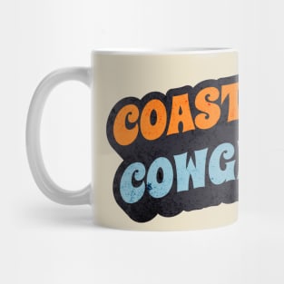 Coastal Cowgirl Vintage Retro Text Tee Design Mug
